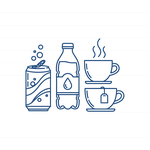 Kostenlose Erfrischungsgetr&auml;nke, Mineralwasser, Kaffee, Tee