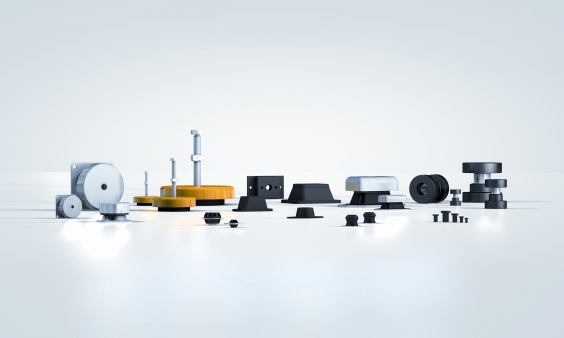 Die Gummi-Metall-Isolatoren sind nur ein Teil des Portfolios der ACE Sto&szlig;d&auml;mpfer GmbH im Bereich der Schwingungstechnik