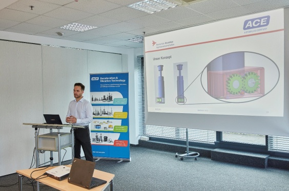 Vortrag zum Konzept des Siegerteams